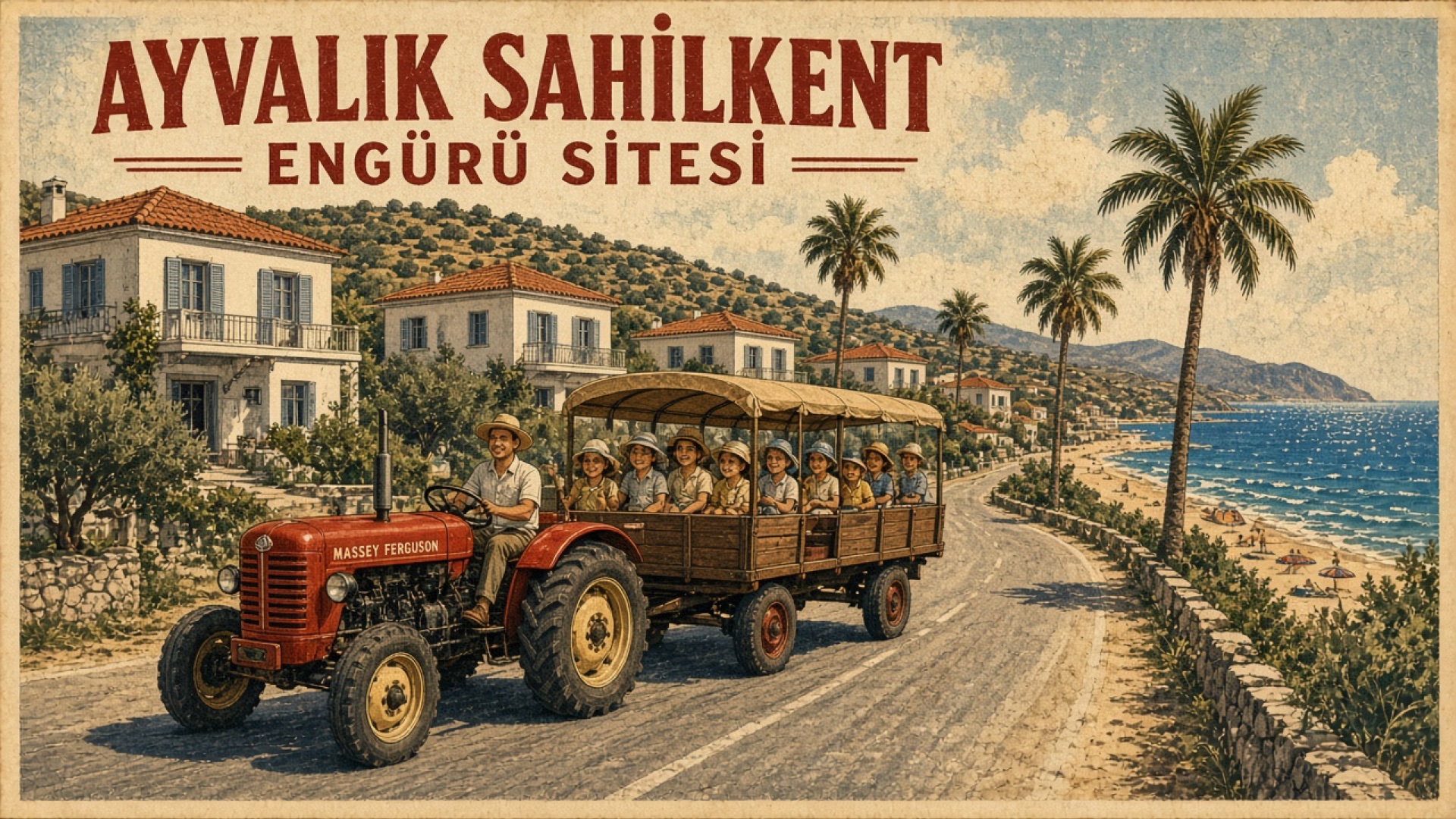 Ayvalık Sahilkent Engürü Sitesi: 229 Villanın Sahil Ringini Çeken Kırmızı Traktör ve 40 Yıllık SSK Kooperatifi