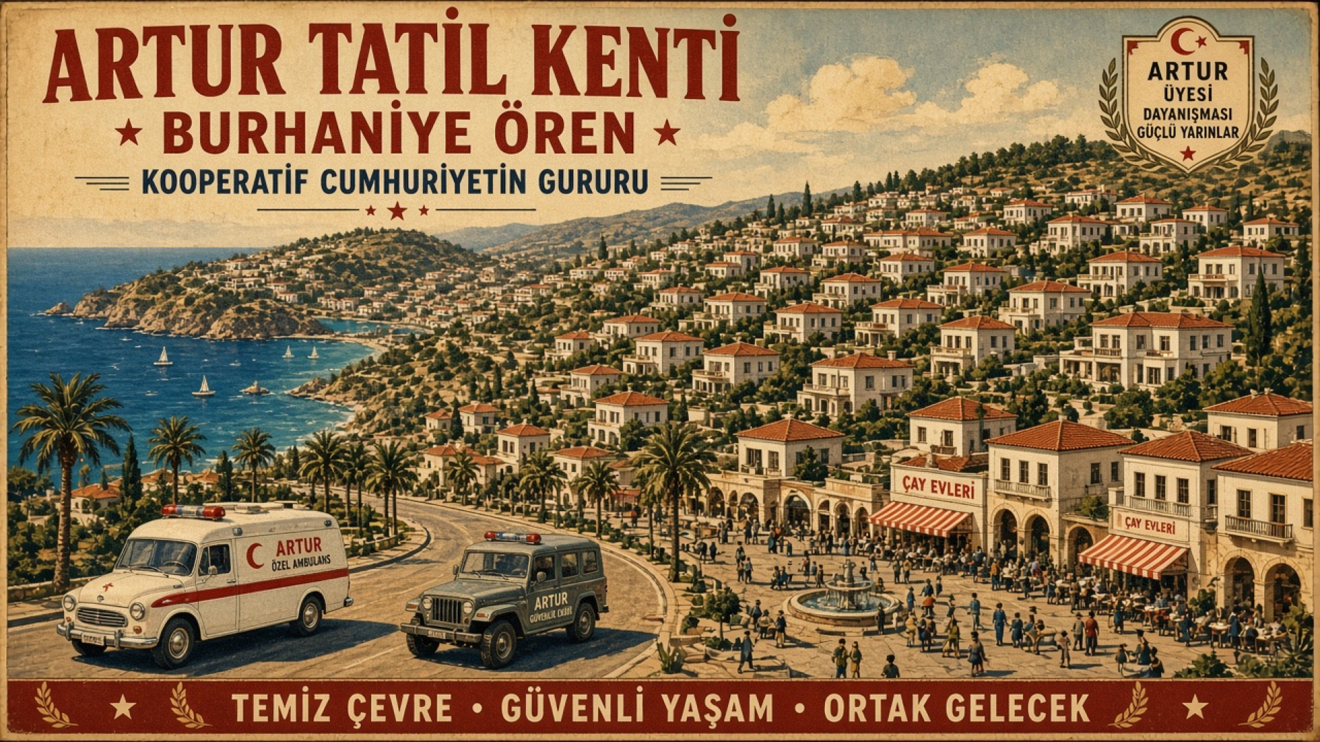 Burhaniye Ören Artur Sitesi: Kendi Ambulansı ve Zabıtası Olan Ege'nin Tatil Cumhuriyeti