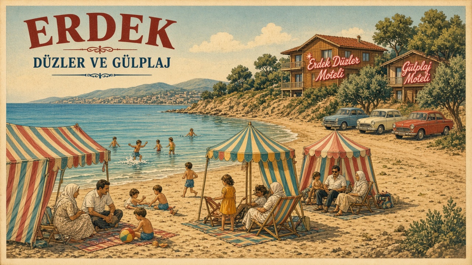 Erdek Düzler ve Gülplaj Hattı: Marmara'nın İlk Çadırcıları ve Vapurla Gelen Sayfiye