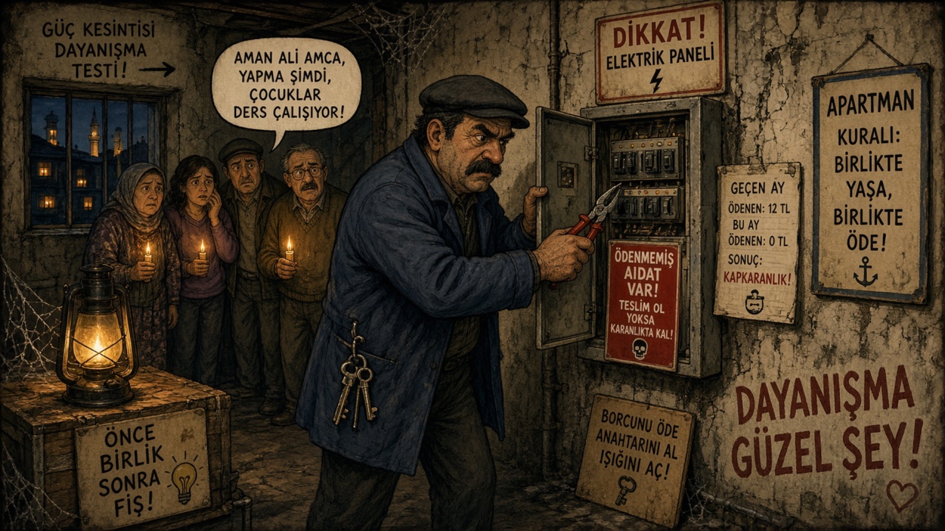 Didim Ege Yıldızı Sitesinde Yakıt Parası Ödemeyen Yazlıkçıların Şalterini İndirme Operasyonu