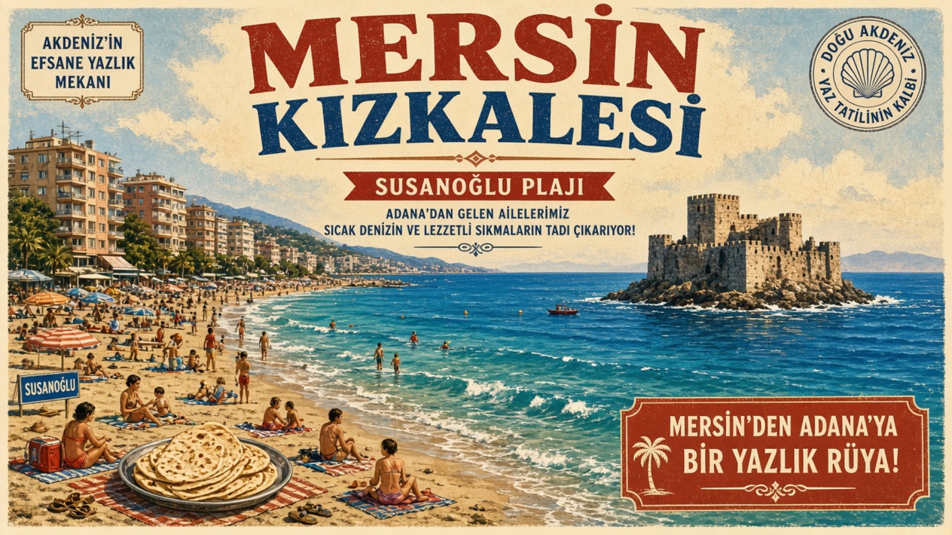 Mersin Kızkalesi ve Susanoğlu: Çukurova'nın Yazlık Başkenti