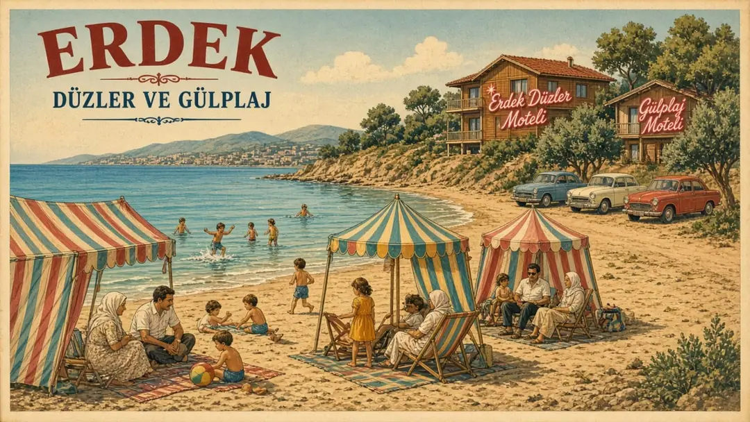 Erdek Düzler ve Gülplaj Hattı: Marmara'nın İlk Çadırcıları ve Vapurla Gelen Sayfiye