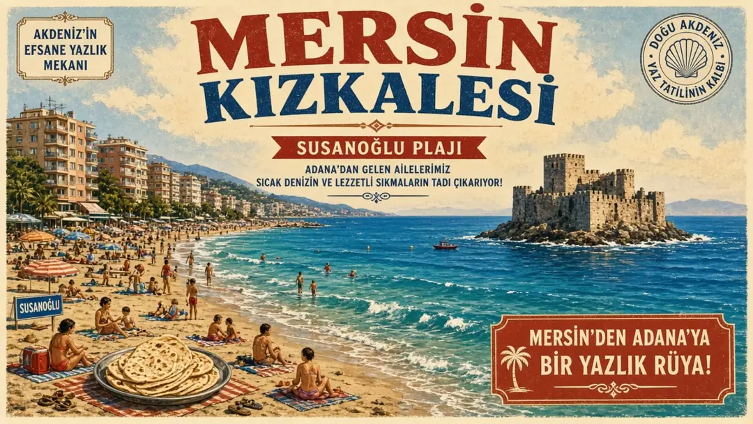 Mersin Kızkalesi ve Susanoğlu: Çukurova'nın Yazlık Başkenti