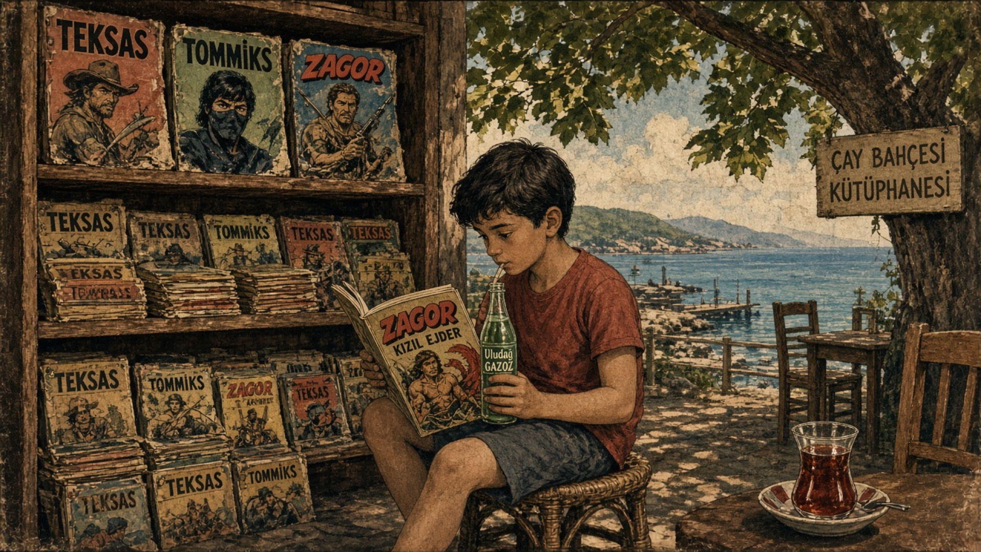 Yazlık Kütüphanesi: Çay Bahçesi Rafındaki Sayfaları Eksik Tommiksler ve Limonata Borsası